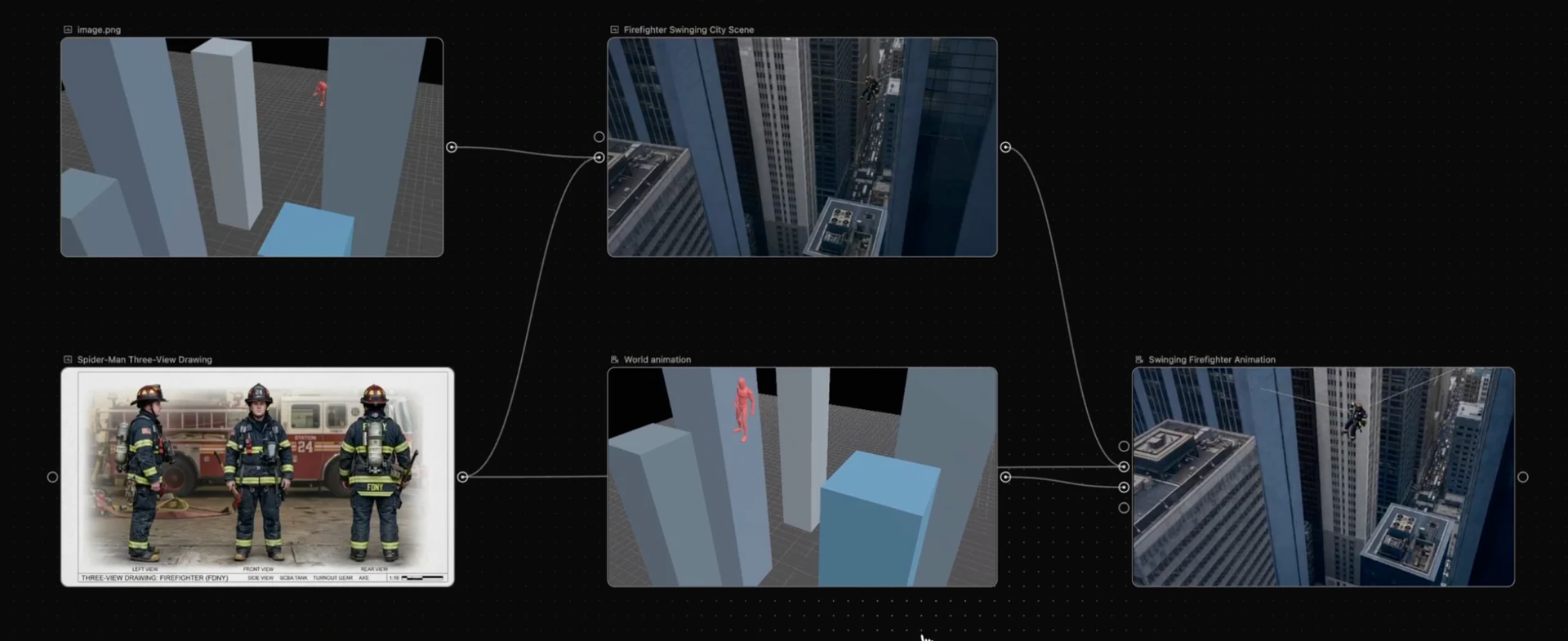 将 3D 世界输出为图片参考并接入工作流