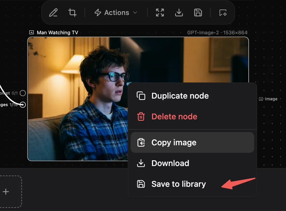 Right click save menu